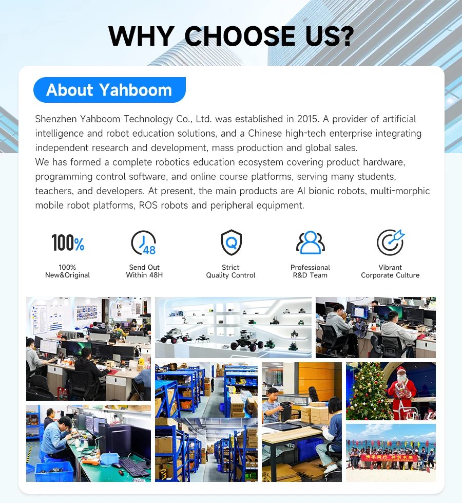 Yahboom DOFBOT PRO Robotic Arm AI Large Model ROS Open Source Support 3D Depth Point Cloud Recognition Gripping For Orin SUPER