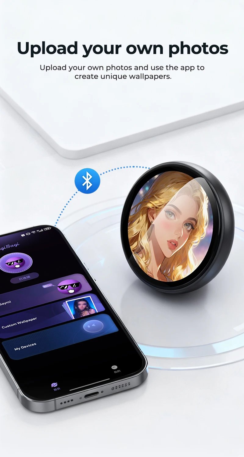 ZNP Z01 Portable Magnetic AI Voice Translator Ultra-thin Instant Professional Smart Voice Translation Display Touch Control for 150+ Languages 30Hrs Playback Children's Companion Robot Authentic Product for Office Use Gifting