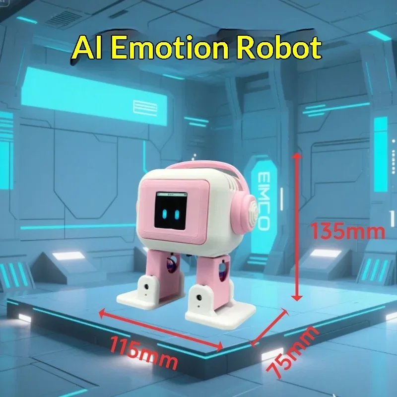 New AI EMO Robot ESP32-S3 Intelligent Interactive Chat Dancing Emotional Companionship Intelligent Robot