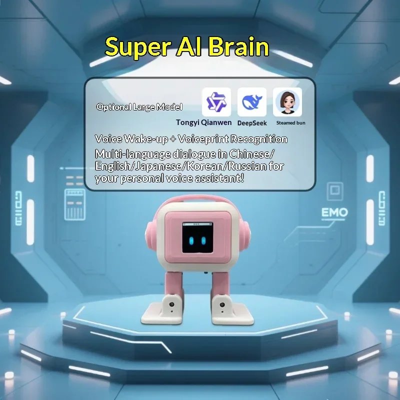 New AI EMO Robot ESP32-S3 Intelligent Interactive Chat Dancing Emotional Companionship Intelligent Robot