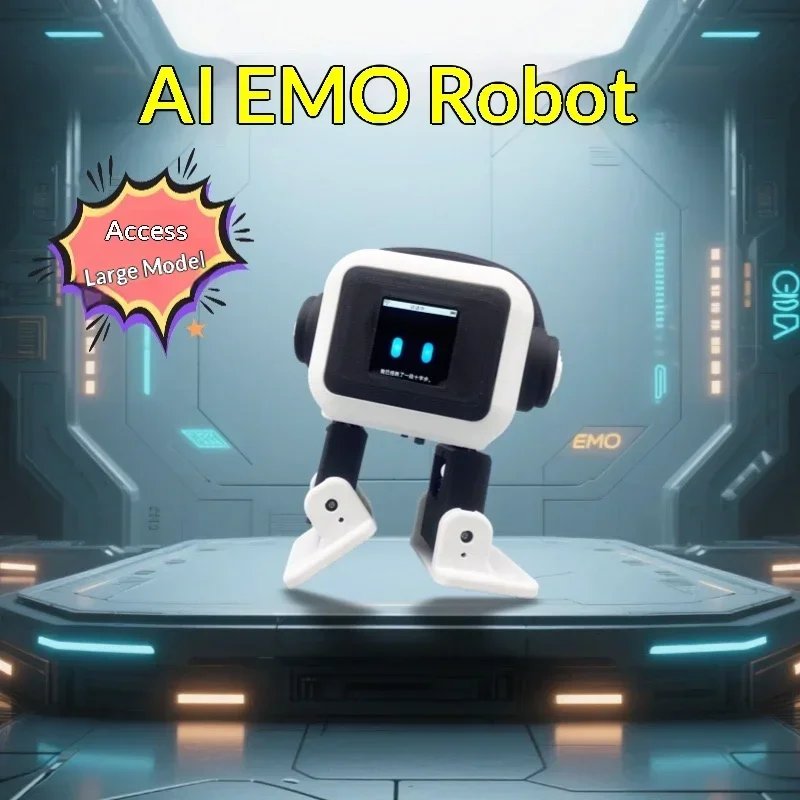 New AI EMO Robot ESP32-S3 Intelligent Interactive Chat Dancing Emotional Companionship Intelligent Robot