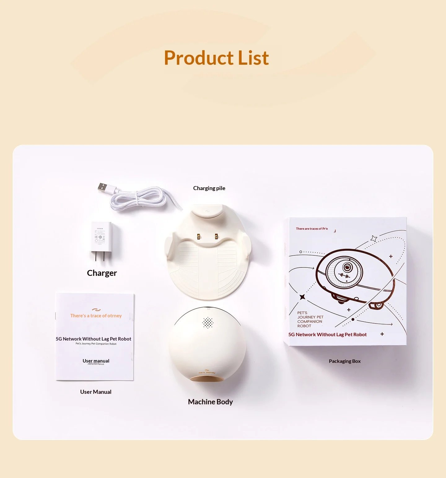 Petsjourney Xingshi AI Smart Robot Pets Intelligent Dialogue Be Self-charging Multifunctional Play Wireless Intelligence Gifts
