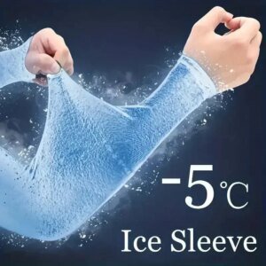 1 par de fundas refrescantes para brazos — protección solar de verano