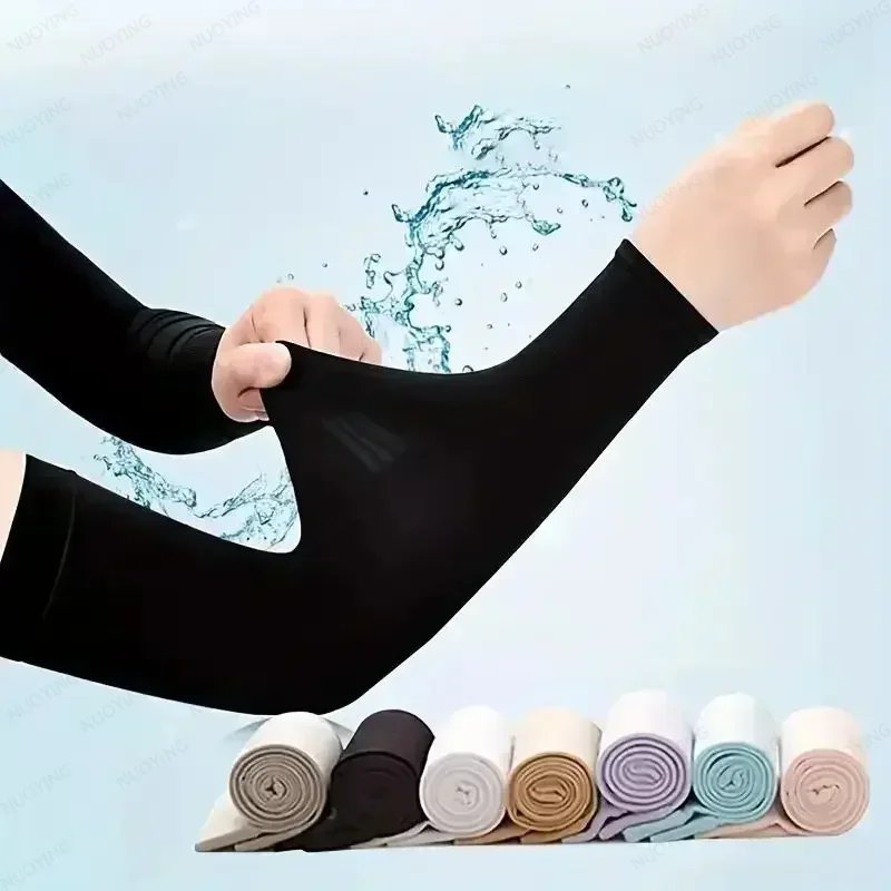 1 par de fundas refrescantes para brazos — protección solar de verano - Imagen 2