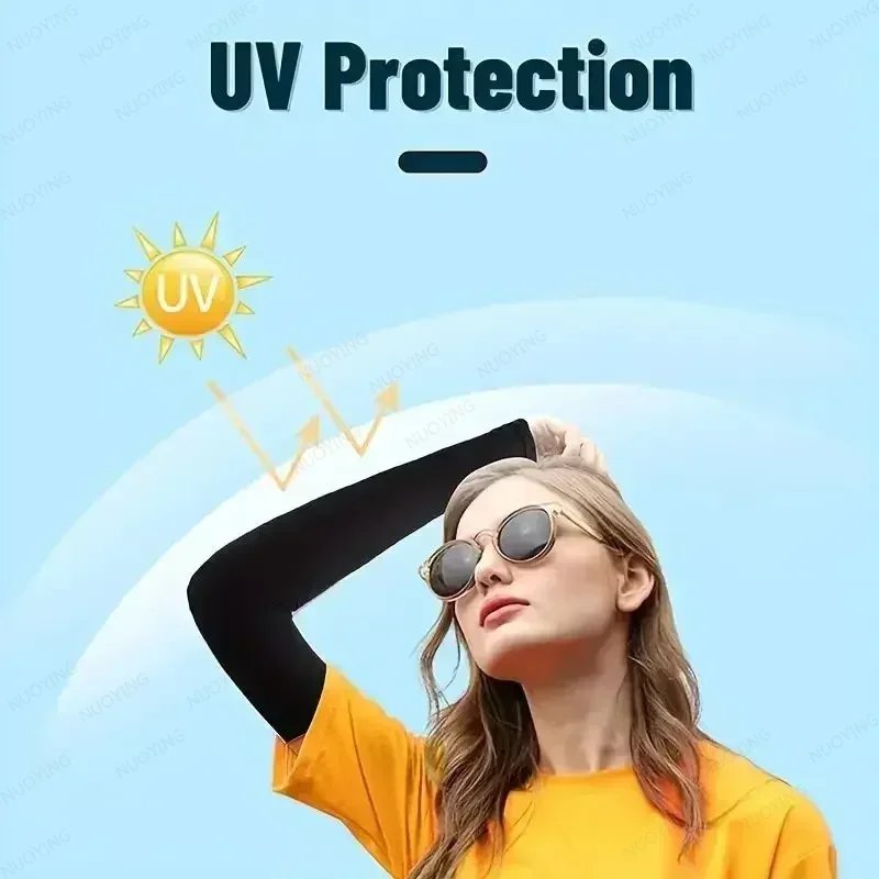 1 par de fundas refrescantes para brazos — protección solar de verano - Imagen 3