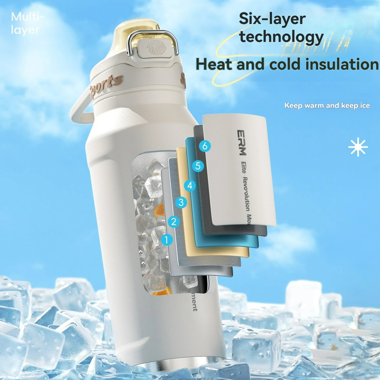 Termo Hydration Armor — vista frontal