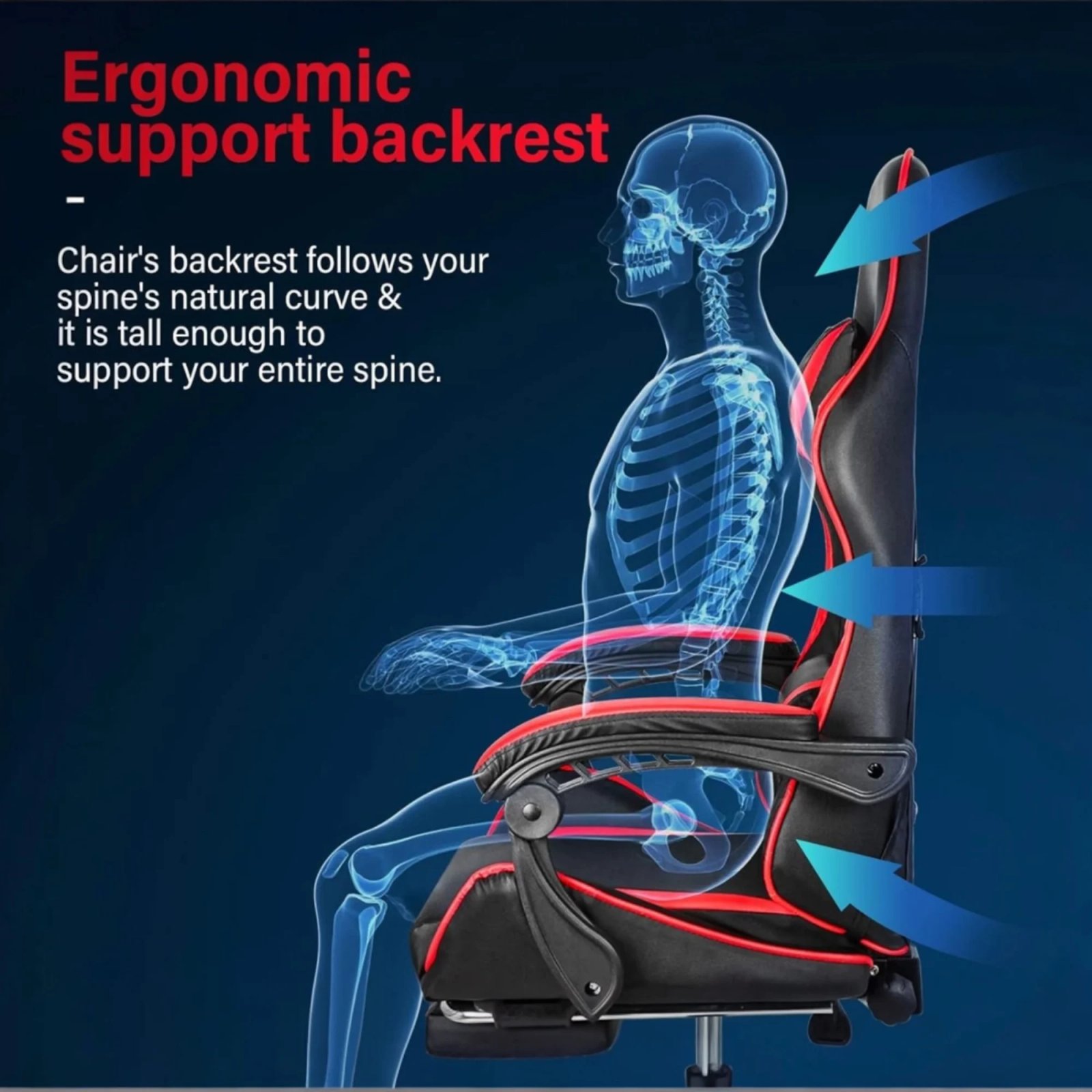 Gaming Chair for Desk — Office and Online Games - Imagen 5