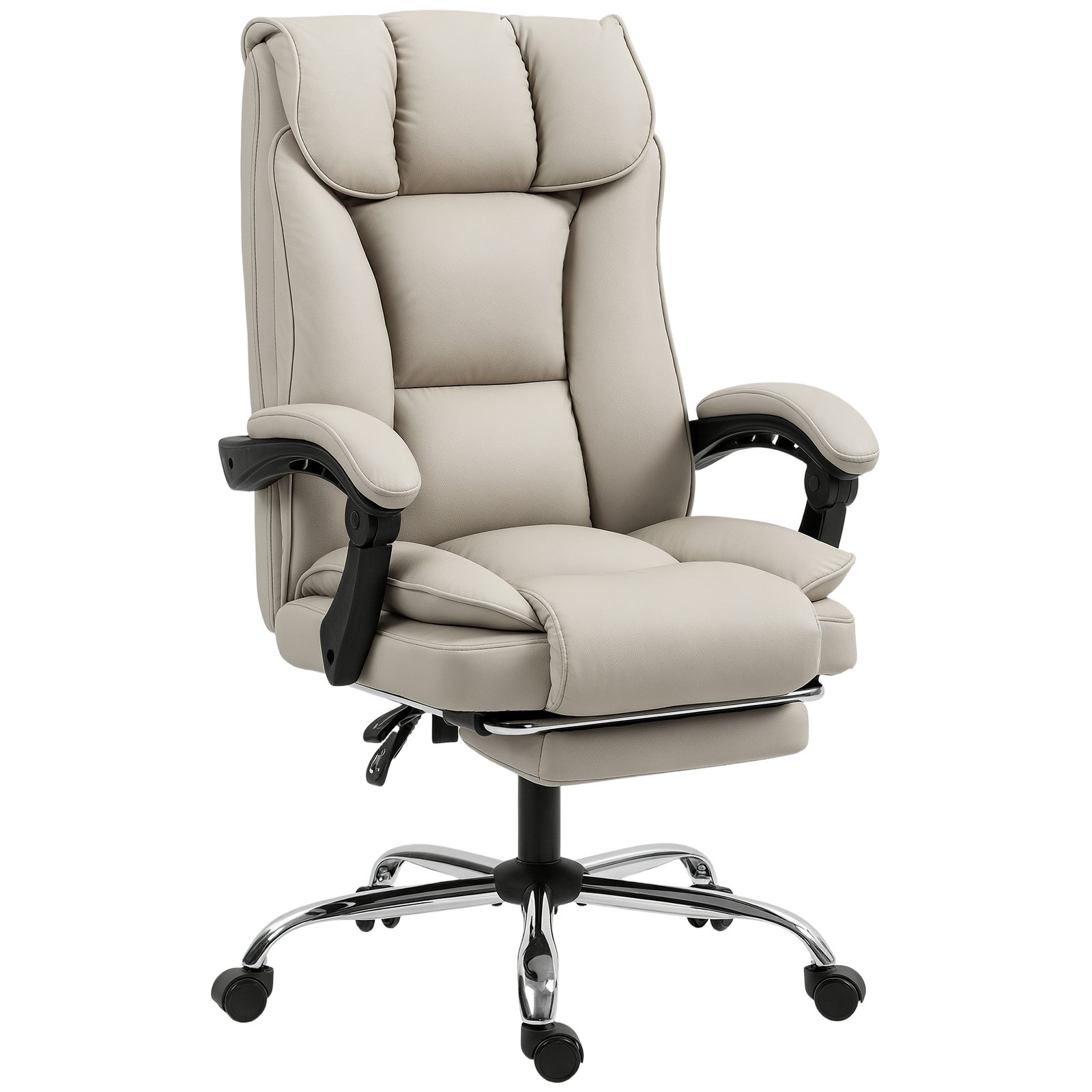 Homcom Desk Chair with Footrest, Reclining and High Backrest Homcom Desk Chair with Footrest, Reclining and High Backrest