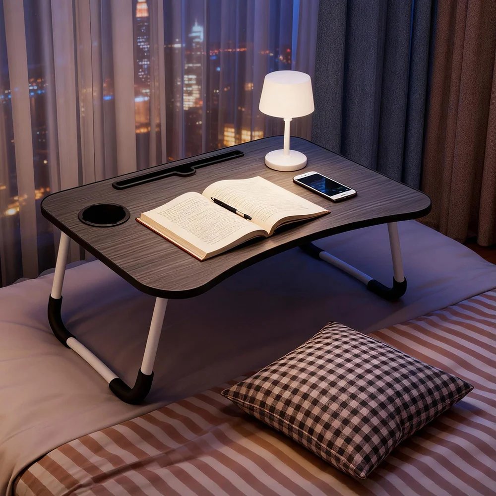 Folding Laptop Table Desk for Bed Sofa and Armchair Multifunctional Laptop