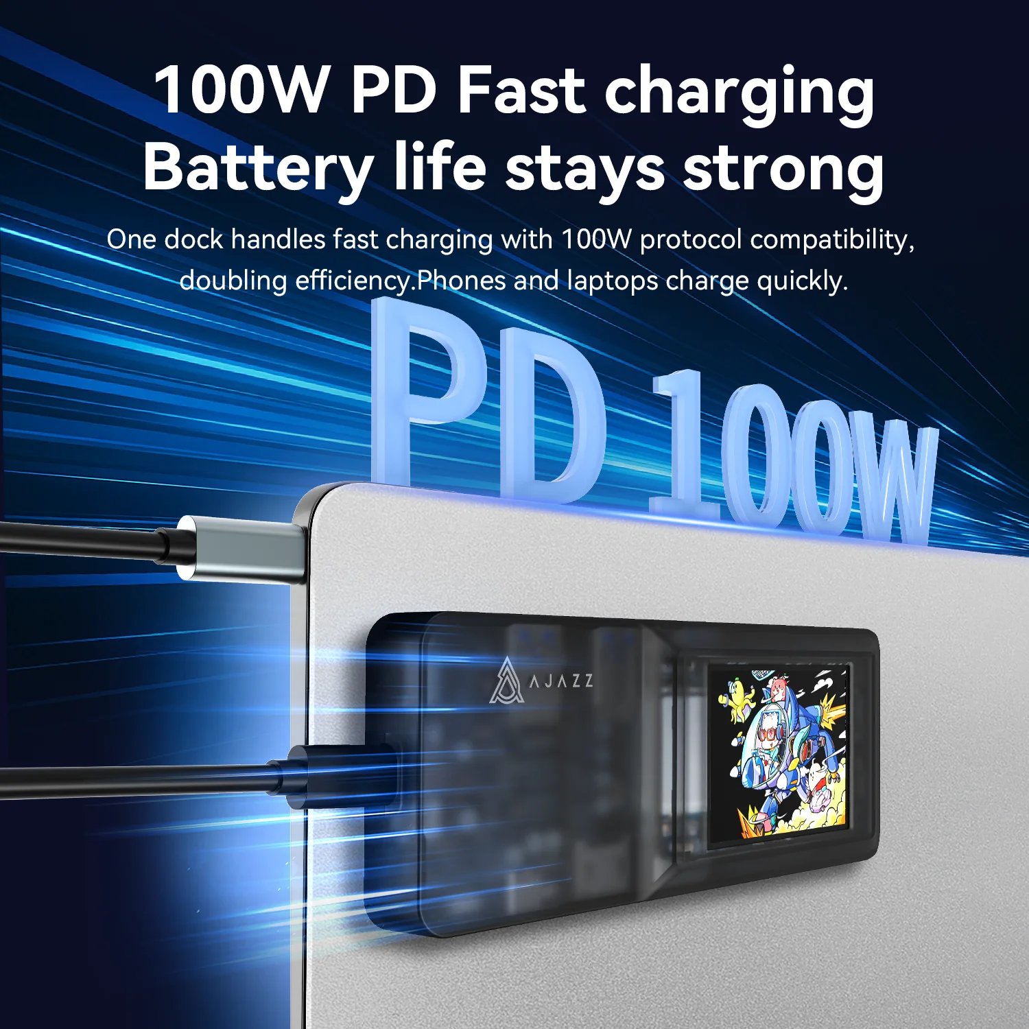 AJAZZ AKP01E Special Portable Adapter — Fast Charging & - Imagen 3