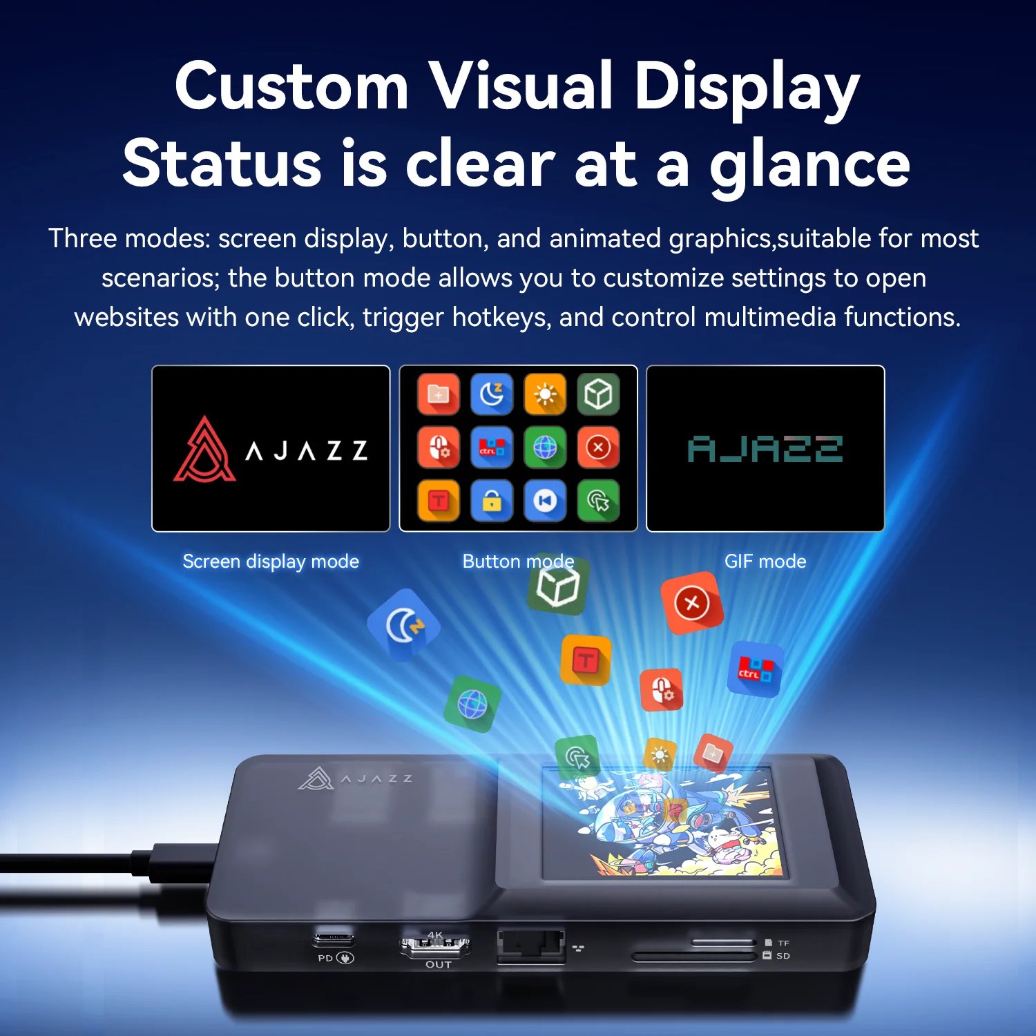 AJAZZ AKP01E Special Portable Adapter — Fast Charging & - Imagen 4