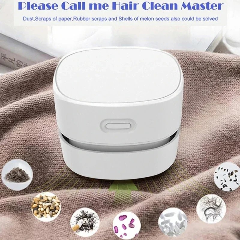 Desktop Vacuum Cleaner Portable Wireless Mini Vacuum Cleaner Office Desk Du - Imagen 3