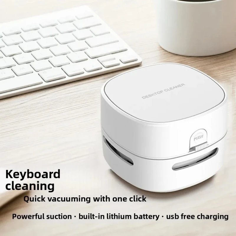 Wireless Mini Handheld Vacuum Cleaner Rechargeable Portable Desktop Cleanin - Imagen 5