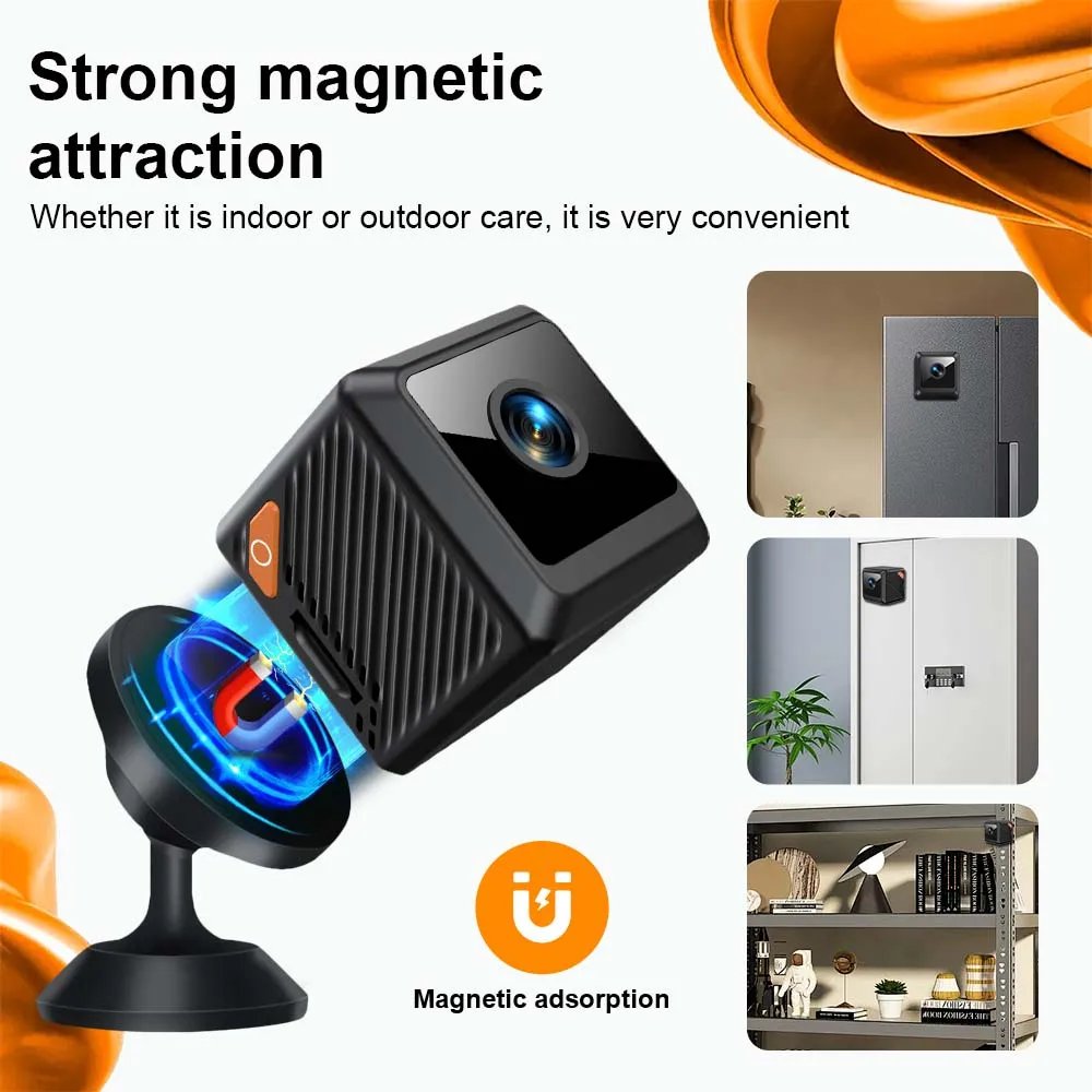 W02 1080P mini Security Protection Home Night Vision Surveillance Outdoor C - Imagen 3