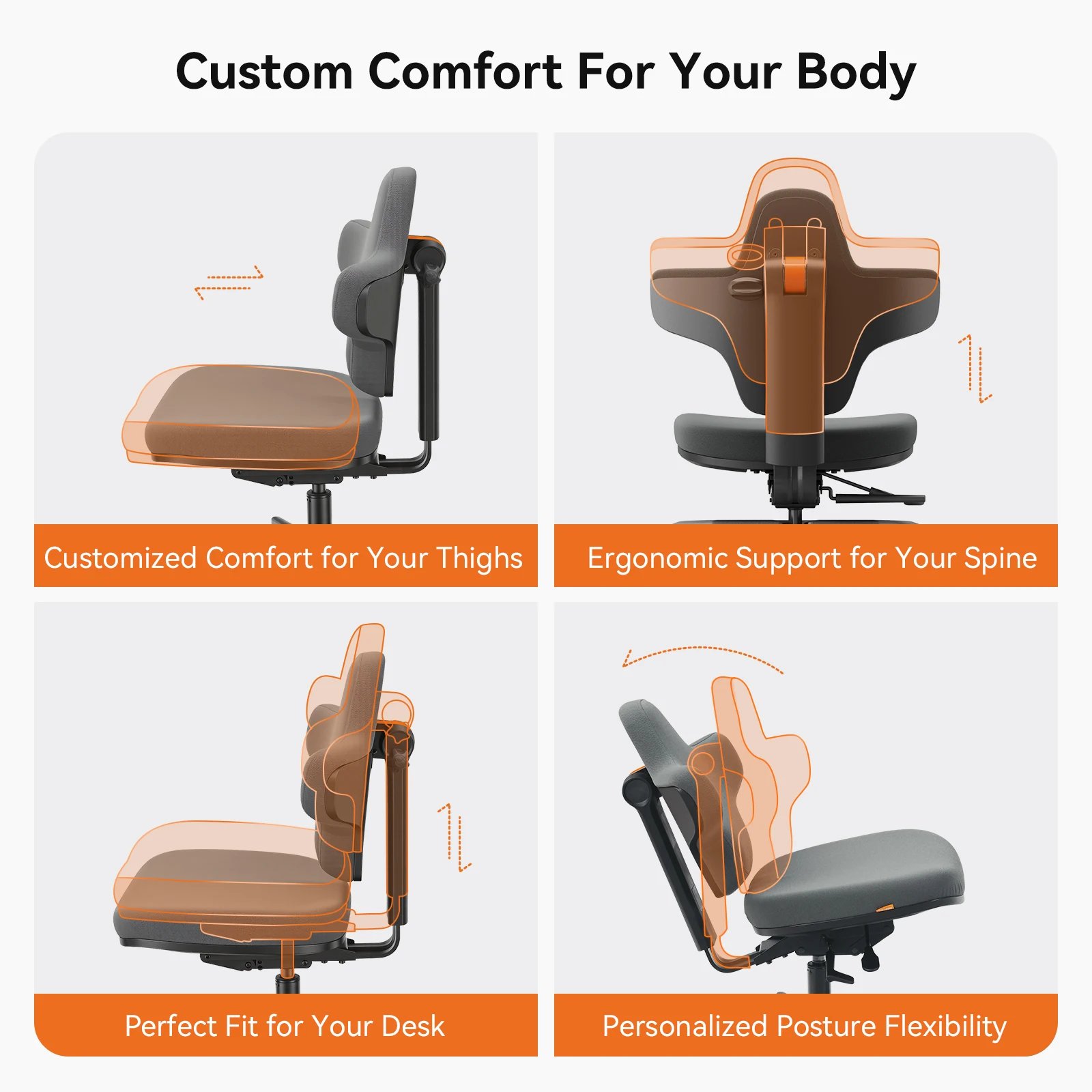 NEWTRAL MT — M Ergonomic Standing Desk Chair - Imagen 4