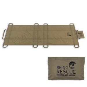 RHINO RESCUE Disposable Emergency Stretcher Portable Rescue Litter for Outd