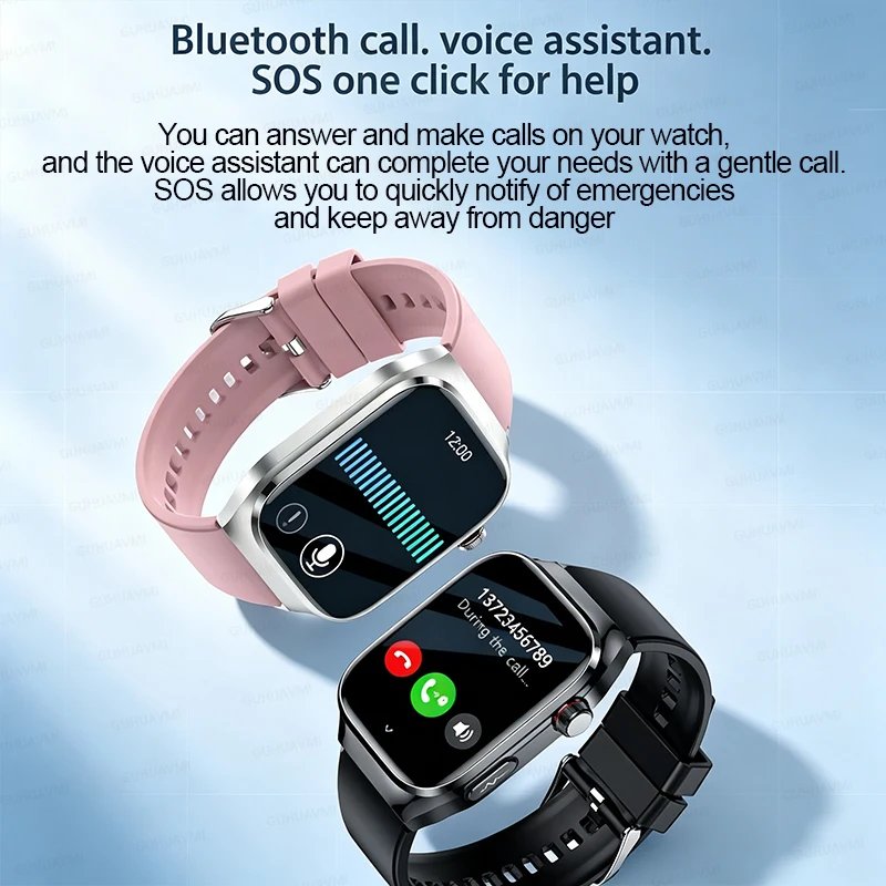 Smartwatch Médico AI con Electrocardiograma ECG+PPG Uric Acid Blood Fat Hea - Imagen 8