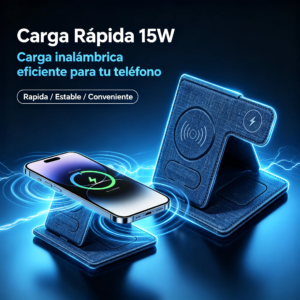 Estación de Carga Rápida Plegable 15W