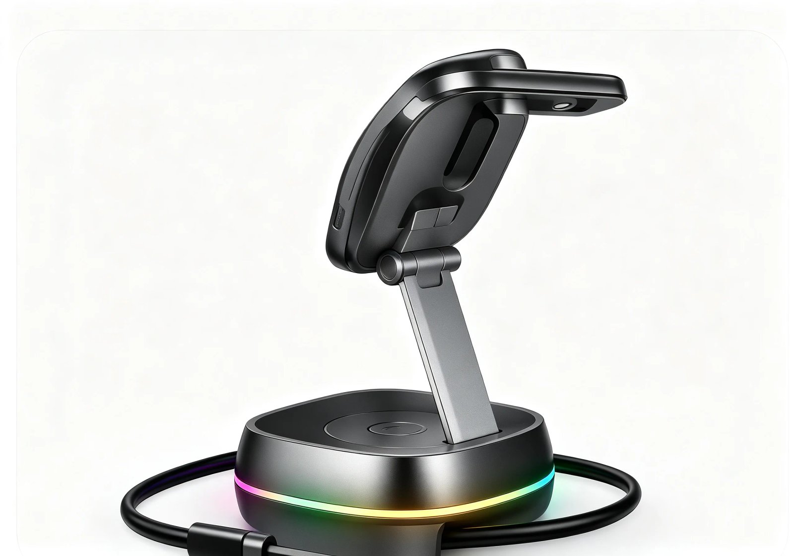 Soporte de Carga Rápida Inalámbrica 3 en 1 Pro - Imagen 2