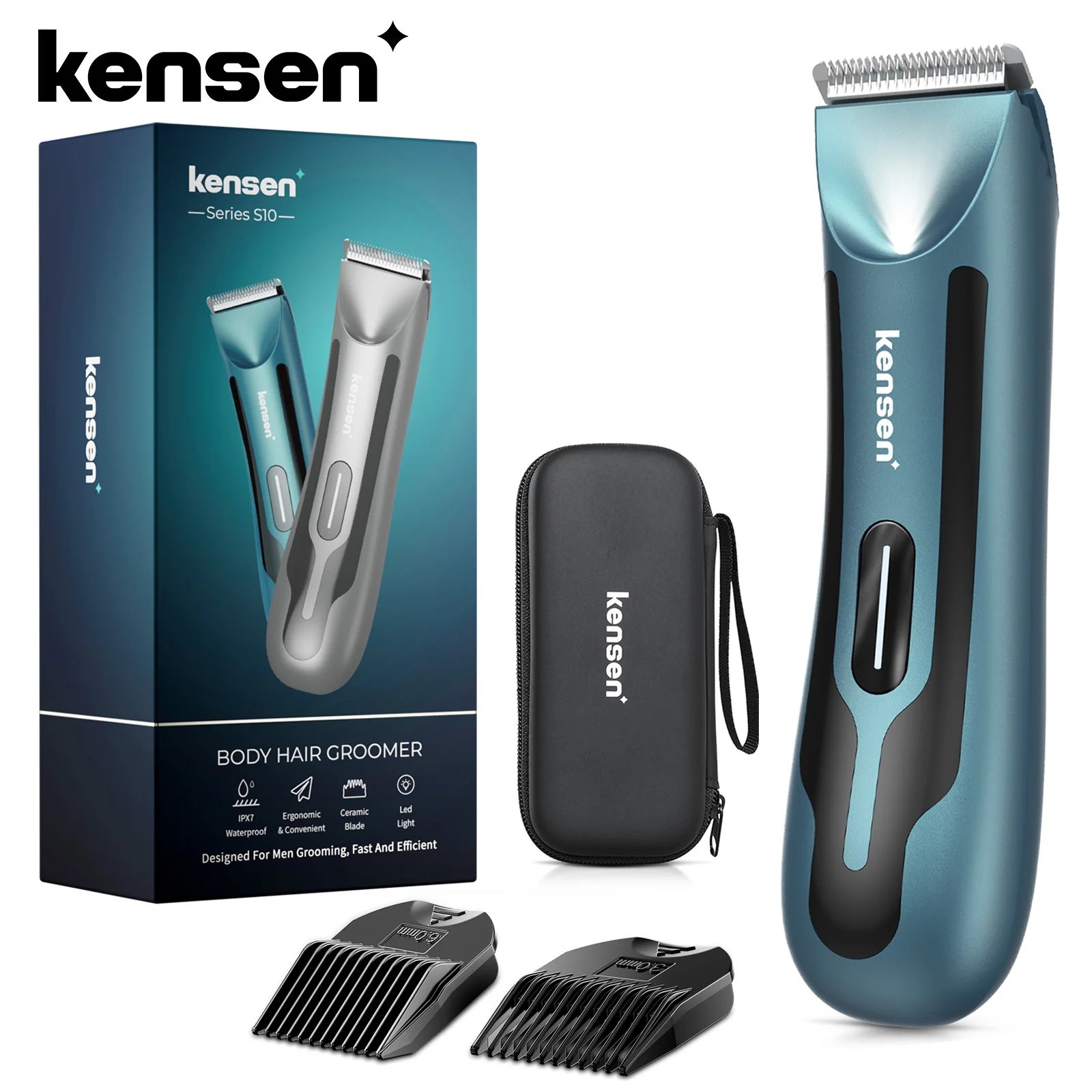 KENSEN S10 Recortadora Corporal e Íntima Anti-Cortes