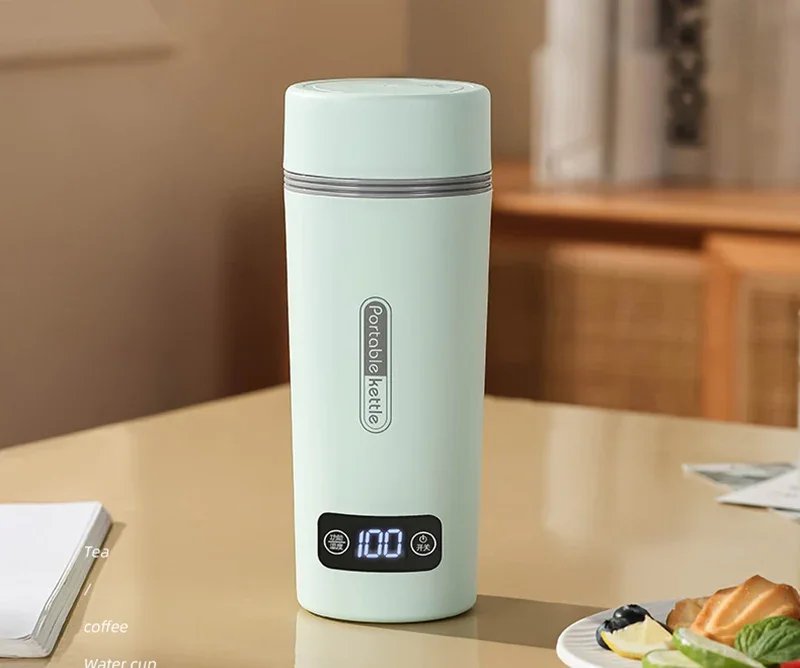 Travel Portable Car Office Electric Heating Kettle Small 4 Gear Thermostat Thermal Bottle Boil Water Warm Cup 220V 110V 12V Travel Portable Car Office Electric Heating Kettle Small 4 Gear Thermostat Thermal Bottle Boil Water Warm Cup 220V 110V 12V