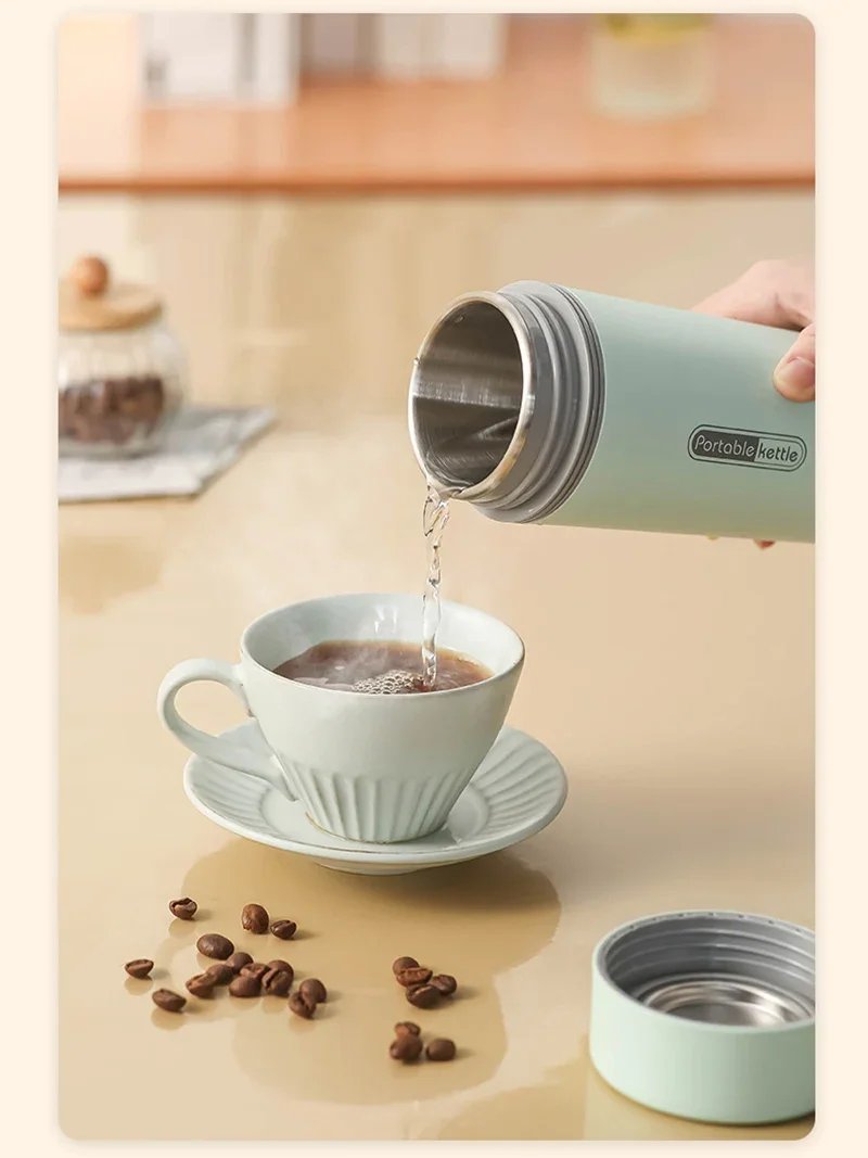 Travel Portable Car Office Electric Heating Kettle Small 4 Gear Thermostat Thermal Bottle Boil Water Warm Cup 220V 110V 12V Travel Portable Car Office Electric Heating Kettle Small 4 Gear Thermostat Thermal Bottle Boil Water Warm Cup 220V 110V 12V