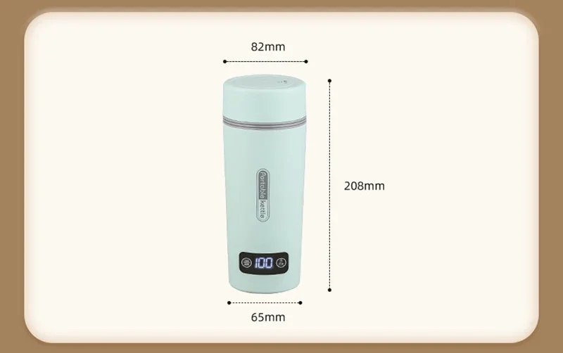 Travel Portable Car Office Electric Heating Kettle Small 4 Gear Thermostat Thermal Bottle Boil Water Warm Cup 220V 110V 12V Travel Portable Car Office Electric Heating Kettle Small 4 Gear Thermostat Thermal Bottle Boil Water Warm Cup 220V 110V 12V