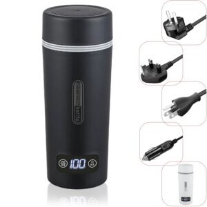 Hervidor Eléctrico Portátil para Viaje y Coche 4 Temperaturas (12V / 220V)