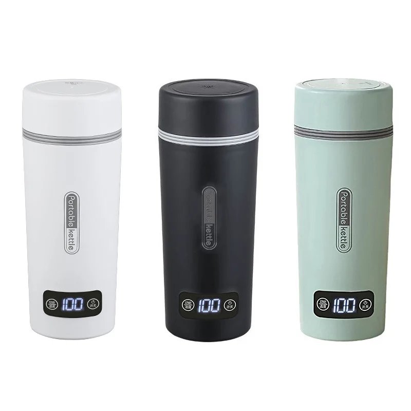 Travel Portable Car Office Electric Heating Kettle Small 4 Gear Thermostat Thermal Bottle Boil Water Warm Cup 220V 110V 12V Travel Portable Car Office Electric Heating Kettle Small 4 Gear Thermostat Thermal Bottle Boil Water Warm Cup 220V 110V 12V