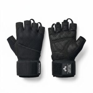 Guantes de Gimnasio con Muñequera Reforzada y Agarre Silicona