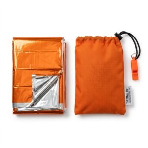 Saco de Dormir Térmico de Emergencia Reflectante Bivy Bag Impermeable